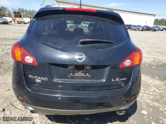 2009 Nissan Murano LE with VIN JN8AZ18W29W113536, listed as a Copart auction lot 49544265 with 192,695 mi miles and Salvage Title. Bid and sale history available at carsss.com. Image 6.