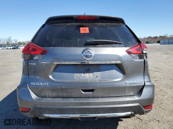 2019 Nissan Rogue S with VIN KNMAT2MV2KP539596, listed as a Copart auction lot 49121755 with 100,044 mi miles and Salvage Title. Bid and sale history available at carsss.com. Image 6.