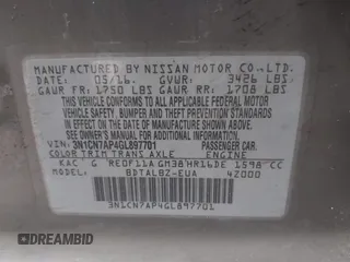2016 Nissan Versa S с VIN 3N1CN7AP4GL897701, выставлен на аукционе IAAI как лот 42115529 с пробегом 94 162 миль миль и . История ставок и продаж доступна на DreamBid. Изображение 9.