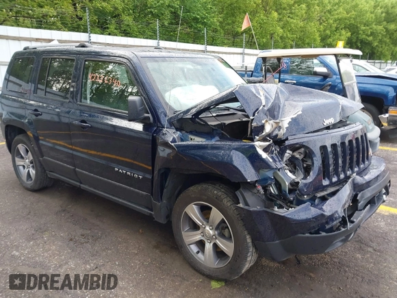 2017 Jeep Patriot High Altitude with VIN 1C4NJPFAXHD211657, listed as a IAAI auction lot 42326340 with 53,561 mi miles and . Bid and sale history available at DreamBid. Image 1.