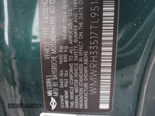 2007 MINI Convertible S with VIN WMWRH33517TL95143, listed as a Copart auction lot 88068045 with 115,827 mi miles and Salvage title. Bid and sale history available at DreamBid. Image 12.