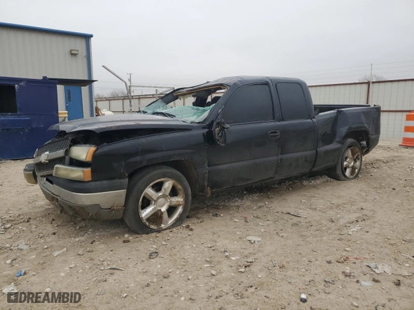 2003 Chevrolet Silverado 1500 LS with VIN 2GCEC19V931218559, listed as a Copart auction lot 46908835 with 269,668 mi miles and Salvage Title. Bid and sale history available at carsss.com. Image 1.