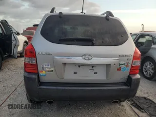 2008 Hyundai Tucson SE with VIN KM8JN72D58U878425, listed as a Copart auction lot 75510894 with 0 mi miles and Non Repairable. Bid and sale history available at carsss.com. Image 6.