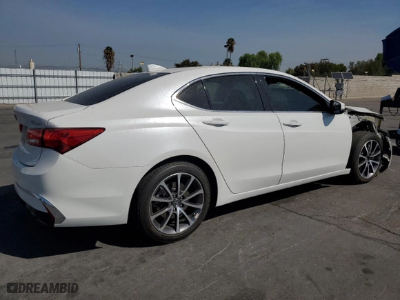2020 Acura TLX with VIN 19UUB2F36LA002411, listed as a Copart auction lot 72030644 with 50,961 mi miles and Salvage Title. Bid and sale history available at carsss.com. Image 3.