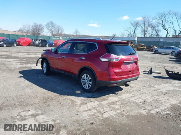 2015 Nissan Rogue SL with VIN 5N1AT2MT4FC921992, listed as a IAAI auction lot 41754087 with 211,116 mi miles. Bid and sale history available at carsss.com. Image 3.