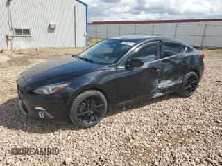 2014 Mazda 3 S Grand Touring z VIN JM1BM1W33E1201381, wystawiony jako Copart lot #53862925 z przebiegiem 90 537 mil mil oraz Szkoda całkowita • Salvage title. Historia ofert i sprzedaży dostępna na DreamBid. Obrazek 1.