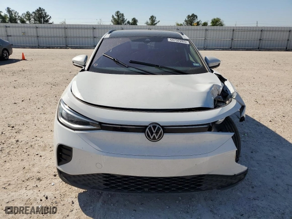 2021 Volkswagen ID.4 Pro S with VIN WVGGNPE23MP065727, listed as a Copart auction lot 44732203 with 8,657 mi miles. Bid and sale history available at carsss.com. Image 5.
