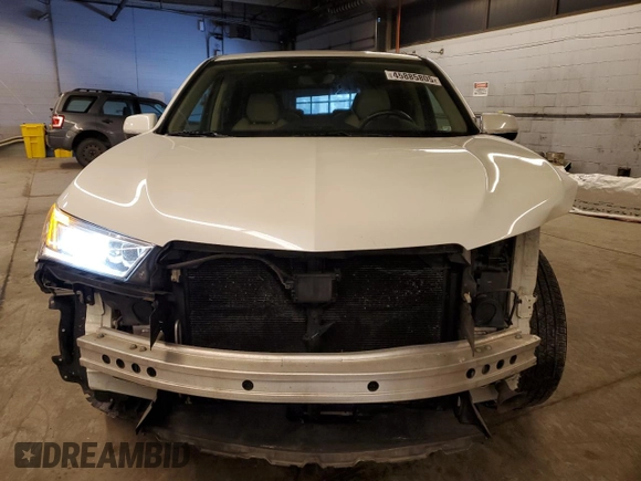 2017 Acura MDX w/Technology Pkg with VIN 5FRYD4H57HB017193, listed as a Copart auction lot 45885805 with 135,092 mi miles and Salvage Title. Bid and sale history available at carsss.com. Image 5.