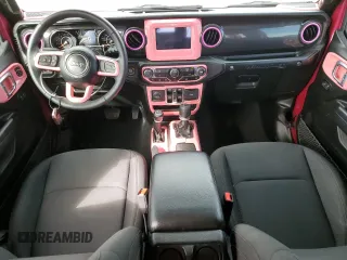 2022 Jeep Wrangler Unlimited Sport S with VIN 1C4HJXDG7NW131012, listed as a Copart auction lot 78890634 with 28,639 mi miles and Salvage Title. Bid and sale history available at carsss.com. Image 8.