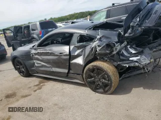2019 Ford Mustang GT with VIN 1FA6P8CF2K5202287, listed as a Copart auction lot 55109385 with 51,387 mi miles and Salvage title. Bid and sale history available at DreamBid. Image 2.