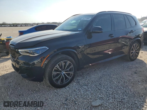 2023 BMW X5 xDrive45e with VIN 5UXTA6C00P9N69315, listed as a Copart auction lot 44711865 with 11,802 mi miles and Salvage Title. Bid and sale history available at carsss.com. Image 1.