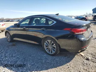 2015 Hyundai Genesis 3.8L with VIN KMHGN4JE9FU015398, listed as a Copart auction lot 47484215 with 124,873 mi miles and Clean Title. Bid and sale history available at carsss.com. Image 2.