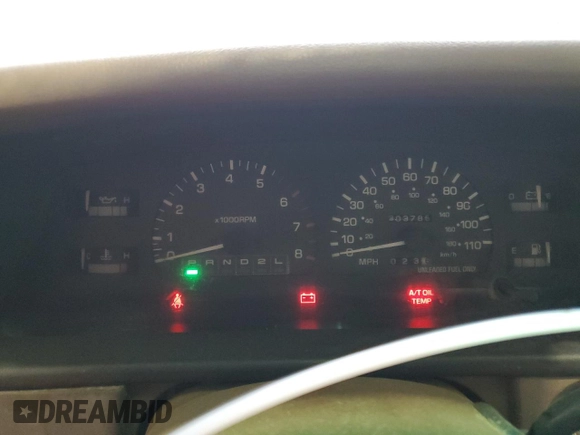 1997 Toyota T100 SR5 with VIN JT4UN24D9V0048079, listed as a Copart auction lot 87042344 with 303,785 mi miles and Salvage Title. Bid and sale history available at DreamBid. Image 9.