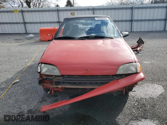 1991 Geo Metro z VIN JG1MR3364MK606333, wystawiony jako Copart lot #50208305 z przebiegiem 3616 mil mil oraz Szkody całkowita. Historia ofert i sprzedaży dostępna na DreamBid. Obrazek 5.