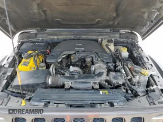 2018 Jeep Wrangler Unlimited Rubicon with VIN 1C4HJXFG6JW166731, listed as a Copart auction lot 56997385 with 117,713 mi miles and Salvage title. Bid and sale history available at DreamBid. Image 11.