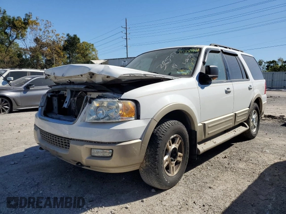 2006 Ford Expedition Eddie Bauer with VIN 1FMFU18556LB00893, listed as a Copart auction lot 75283704 with 146,455 mi miles and Salvage Title. Bid and sale history available at carsss.com. Image 1.