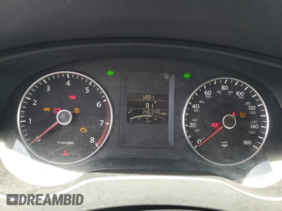 2013 Volkswagen Jetta SE with VIN 3VWDX7AJ8DM255685, listed as a Copart auction lot 59318365 with 146,345 mi miles and Salvage title. Bid and sale history available at DreamBid. Image 9.