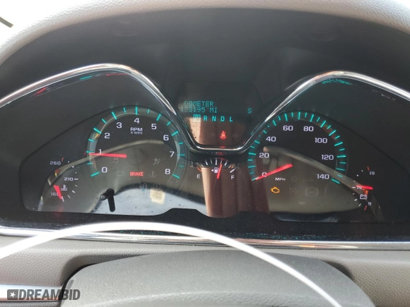 2013 Chevrolet Traverse LS with VIN 1GNKRFKD8DJ158661, listed as a Copart auction lot 48433505 with 123,195 mi miles and Salvage Title. Bid and sale history available at carsss.com. Image 9.