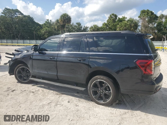 2024 Ford Expedition Max Limited with VIN 1FMJK2A83REB14942, listed as a Copart auction lot 53017715 with 9,928 mi miles and Salvage title. Bid and sale history available at DreamBid. Image 2.