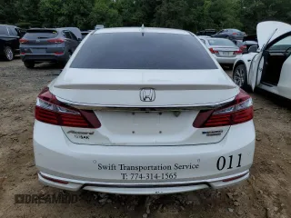 2017 Honda Accord Touring with VIN JHMCR6F76HC013354, listed as a Copart auction lot 61572385 with 223,100 mi miles and Salvage title. Bid and sale history available at DreamBid. Image 6.
