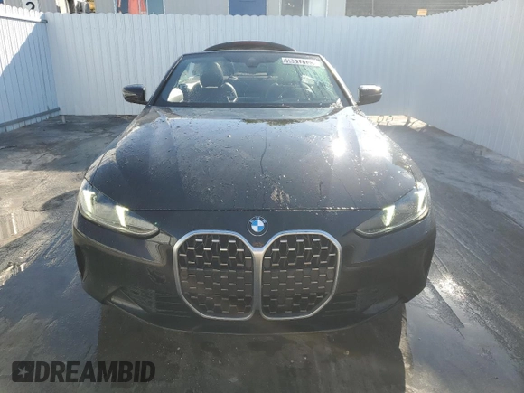 2025 BMW 4 Series 430i with VIN WBA33DB08SCS19960, listed as a Copart auction lot 46817155 with 20,108 mi miles and Clean Title. Bid and sale history available at carsss.com. Image 5.