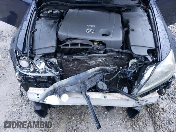 2012 Lexus IS 250 with VIN JTHCF5C26C2035865, listed as a Copart auction lot 56249815 with 120,558 mi miles and Salvage title. Bid and sale history available at DreamBid. Image 11.