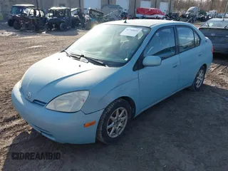 2001 Toyota Prius with VIN JT2BK12U810037395, listed as a IAAI auction lot 41760814 with 252,179 mi miles. Bid and sale history available at carsss.com. Image 2.