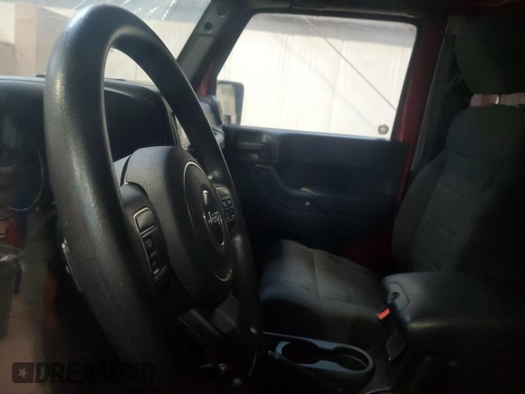 2012 Jeep Wrangler Sport with VIN 1C4AJWAG5CL213559, listed as a Copart auction lot 43071195 with Not provided miles and Salvage title. Bid and sale history available at DreamBid. Image 8.