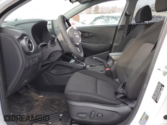 2023 Hyundai Kona SEL with VIN KM8K6CAB3PU970951, listed as a Copart auction lot 42945845 with Not Provided miles and Salvage Title. Bid and sale history available at DreamBid. Image 7.