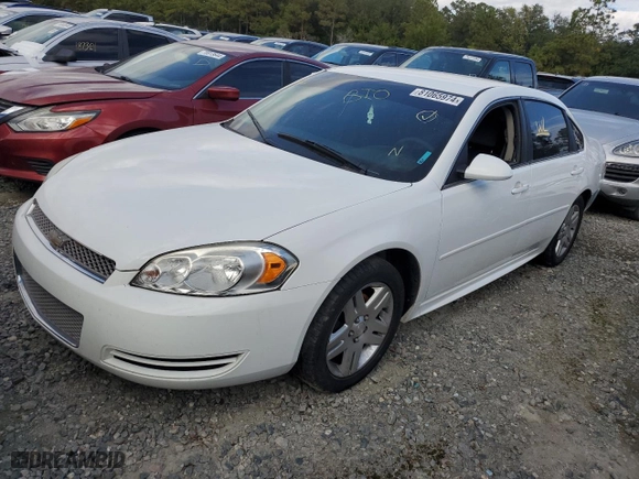 2016 Chevrolet Impala Limited LT with VIN 2G1WB5E30G1155398, listed as a Copart auction lot 81065974 with 0 mi miles and Salvage Title. Bid and sale history available at carsss.com. Image 1.