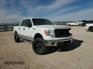 2012 Ford F-150 XL with VIN 1FTFW1CT0CKE05742, listed as a Copart auction lot 87447524 with 152,210 mi miles and Salvage Title. Bid and sale history available at carsss.com. Image 11.