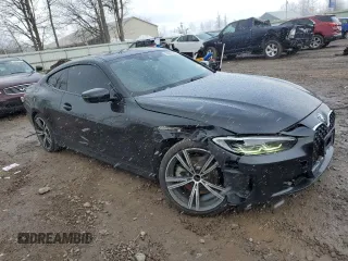 2021 BMW 4 Series 430i xDrive with VIN WBA73AP08MCF20694, listed as a Copart auction lot 50308035 with 70,302 mi miles and Salvage Title. Bid and sale history available at carsss.com. Image 4.