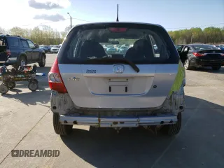 2008 Honda Fit with VIN JHMGD38408S008707, listed as a Copart auction lot 52758965 with 132,193 mi miles and Salvage Title. Bid and sale history available at carsss.com. Image 6.