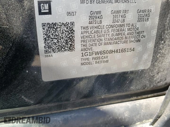 2017 Chevrolet Bolt EV LT z VIN 1G1FW6S08H4165154, wystawiony jako Copart lot #47934435 z przebiegiem 76 692 mil mil oraz Szkody całkowita. Historia ofert i sprzedaży dostępna na DreamBid. Obrazek 12.