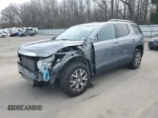 2021 GMC Acadia SLT with VIN 1GKKNML4XMZ126713, listed as a Copart auction lot 51087375 with 53,266 mi miles and Salvage Title. Bid and sale history available at carsss.com. Image 1.