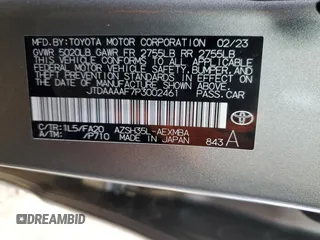 2023 Toyota Crown XLE z VIN JTDAAAAF7P3002461, wystawiony jako Copart lot #40628174 z przebiegiem Nie podano mil oraz . Historia ofert i sprzedaży dostępna na DreamBid. Obrazek 13.