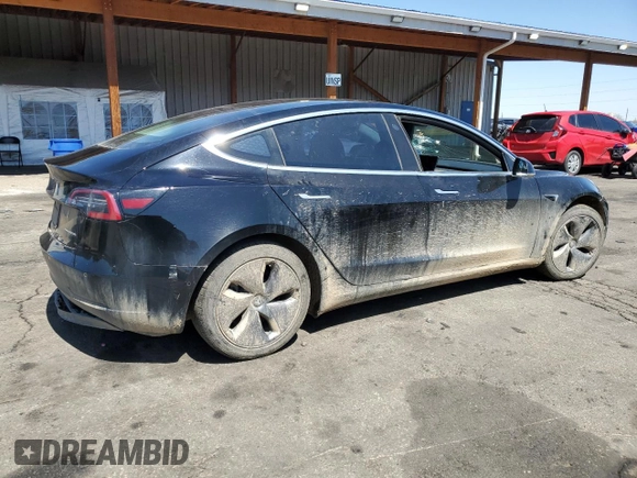 2019 Tesla Model 3 Long Range with VIN 5YJ3E1EB8KF451535, listed as a Copart auction lot 53085105 with 133,928 mi miles and Non Repairable. Bid and sale history available at DreamBid. Image 3.