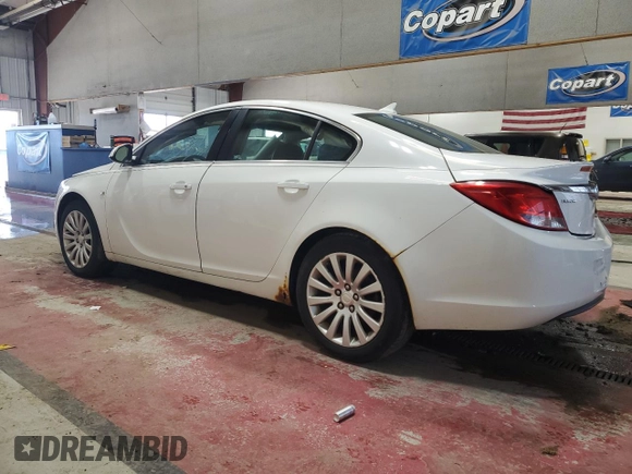 2011 Buick Regal CXL RL2 with VIN W04GP5EC3B1069976, listed as a Copart auction lot 51054465 with 169,433 mi miles and Salvage Title. Bid and sale history available at carsss.com. Image 2.
