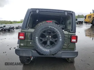 2021 Jeep Wrangler Unlimited Sport S z VIN 1C4HJXDG4MW666703, wystawiony jako Copart lot #57576015 z przebiegiem Nie podano mil oraz Czysty tytuł • Clean title. Historia ofert i sprzedaży dostępna na DreamBid. Obrazek 6.