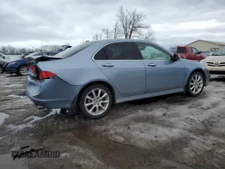2007 Acura TSX Navi with VIN JH4CL96997C012444, listed as a Copart auction lot 47668605 with 122,755 mi miles and Salvage Title. Bid and sale history available at carsss.com. Image 3.