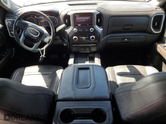 2022 GMC Sierra 1500 Denali with VIN 3GTU9FEDXNG213711, listed as a Copart auction lot 64112245 with 63,476 mi miles and Salvage title. Bid and sale history available at DreamBid. Image 8.