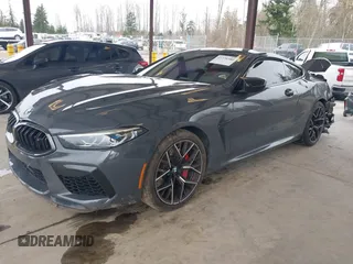 2022 BMW M8 Competition with VIN WBSAE0C06NCH54166, listed as a IAAI auction lot 41776580 with 1 mi miles. Bid and sale history available at carsss.com. Image 2.
