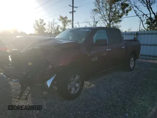 2018 Ram 1500 Big Horn with VIN 1C6RR6LG1JS248165, listed as a Copart auction lot 48335615 with 103,196 mi miles and Salvage Title. Bid and sale history available at carsss.com. Image 1.