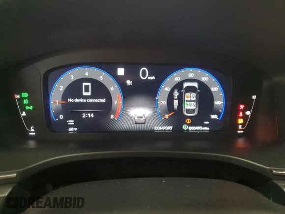 2024 Acura Integra Technology с VIN 19UDE4G75RA028429, выставлен на аукционе Copart как лот 87105864 с пробегом 3 495 миль миль и Списание • Salvage title. История ставок и продаж доступна на DreamBid. Изображение 9.