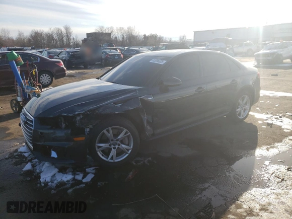 2018 Audi A4 Premium with VIN WAUDNAF43JA161339, listed as a Copart auction lot 45996685 with 92,313 mi miles and Salvage Title. Bid and sale history available at carsss.com. Image 1.