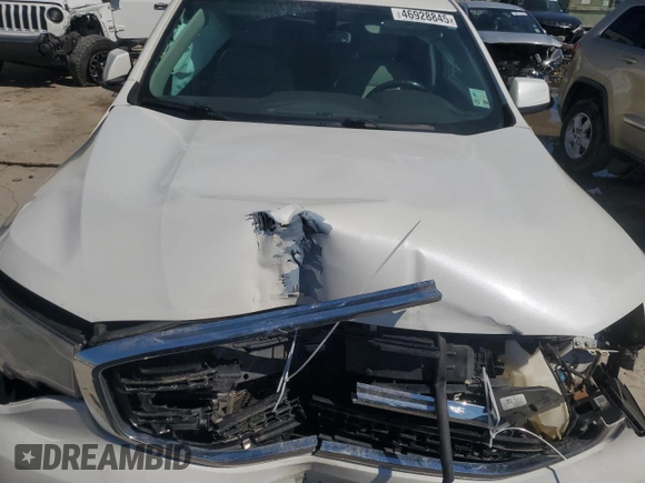 2018 GMC Acadia SLT with VIN 1GKKNMLS6JZ172145, listed as a Copart auction lot 46928845 with 130,950 mi miles and Salvage Title. Bid and sale history available at carsss.com. Image 12.