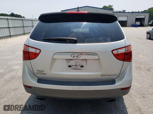 2007 Hyundai Veracruz GLS with VIN KM8NU13C77U014837, listed as a Copart auction lot 58944245 with 184,140 mi miles and Salvage title. Bid and sale history available at DreamBid. Image 6.