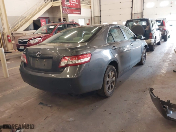 2011 Toyota Camry LE with VIN 4T4BF3EK5BR140481, listed as a IAAI auction lot 41712842 with 123,716 mi miles. Bid and sale history available at carsss.com. Image 4.
