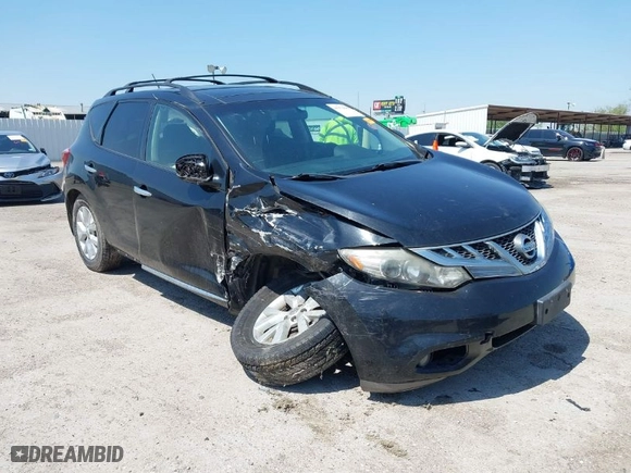 2011 Nissan Murano LE with VIN JN8AZ1MW7BW183965, listed as a IAAI auction lot 41976880 with 135,202 mi miles. Bid and sale history available at carsss.com. Image 1.