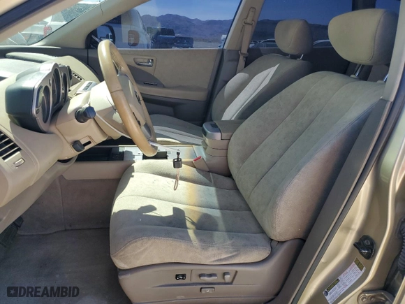 2007 Nissan Murano S with VIN JN8AZ08WX7W600507, listed as a Copart auction lot 68063354 with 155,922 mi miles and Salvage Title. Bid and sale history available at carsss.com. Image 7.